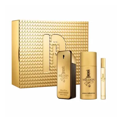 Paco Rabanne Million Eau De Toilette Spray 100ml Set Pieces