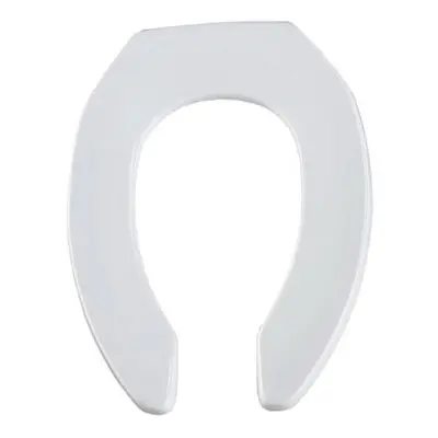 Bemis M1955C-000 1955CT Commercial Heavy Duty Open Front Toilet Seat Will Never Loosen & Reduce 