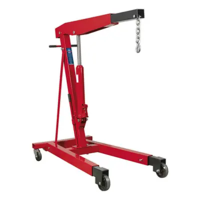 3 Tonne Fixed Frame Engine Crane with Extendable Legs - Heavy Duty Castors