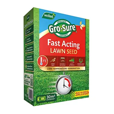 Gro-Sure Fast Acting Grass Lawn Seed, m2, g