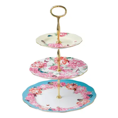 Devotion Gratitude and Joy 3-Tier Cake Stand 10.5 x 10.5 x 14.0"" Mu