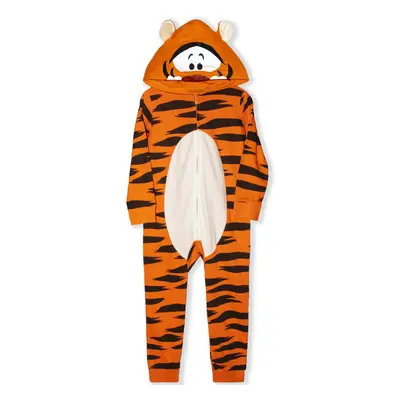 Disney Winnie The Pooh and Tigger Boys Costume Zip Up Hooded Cosplay Coverall for Infant Baby an