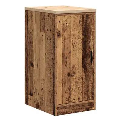 (old wood, x x cm/ pcs) vidaXL Garage Storage Cabinet Solid Wood Pine cabinet