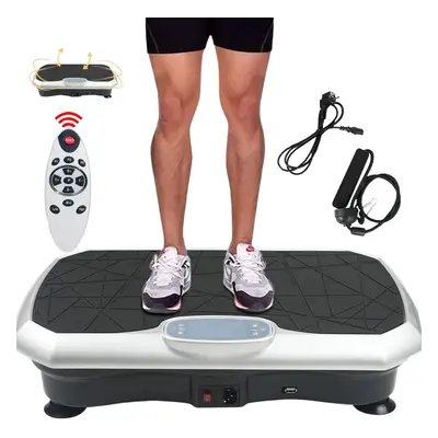 (white) Vibration Plate Exercise Machine Fitness Platform