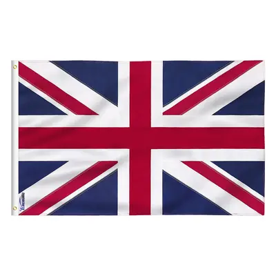 Union Jack Flag 8ft x 5ft 150x240cm Large United Kingdom Flag for Flagpole UK Flag with Eyelets 