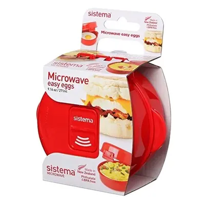 Sistema Microwave Egg Cooker Easy Eggs, ml - Red