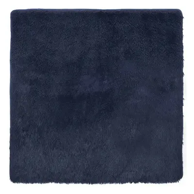 (navy, x cm/square) vidaXL Shaggy Rug High Pile NAVARRA Dusty Pink 200x200 cm Polyester Area Rug