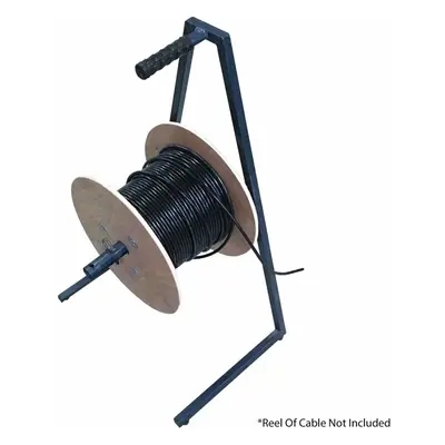 Large Double Cable Reel Drum Carrier & Dispenser De Spooler Stand Holder