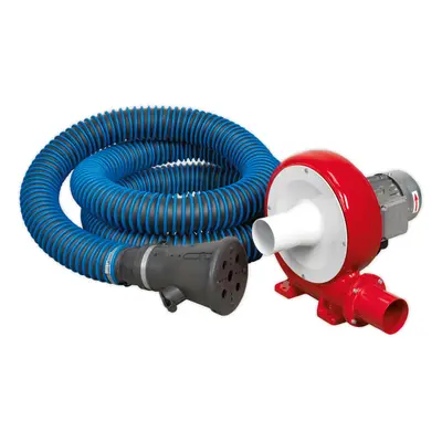 Exhaust Fume Extractor System - 5m Single Ducting - 370W Motor - Wall Mountable