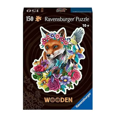 Wooden Jigsaw Puzzle for Adults and Kids for Age Years Up - Shaped Fox Pieces