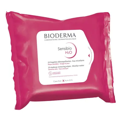 Bioderma - Sensibio H2O - Biodegradables Wipes - Cleansing and Make-Up Removing - Skin Soothing 