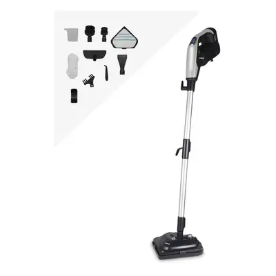 Tower T134000PL THS10 Corded Handheld Steam Cleaner with Accessories, 1050W, Platinum