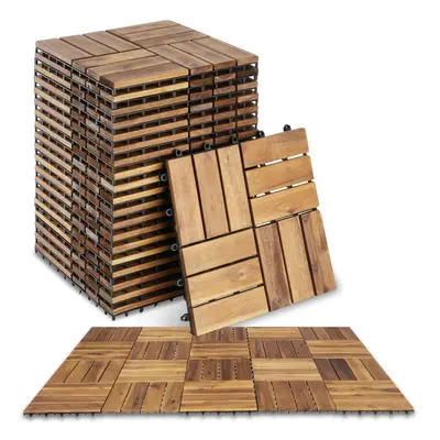 Outdoor Tiles Set Piece Click Floor Wooden Balcony Flooring System Slats