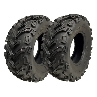 24x9.00-11 Quad ATV Tyres 6ply Wanda P3128 Tubeless Speed & Load 45J (Set of 2)