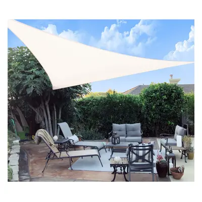 SUNNY GUARD Sun Shade Sail 20'x20'x20' Triangle Cream UV Block Sunshad