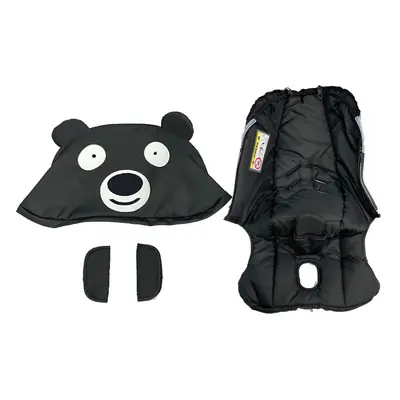 (Black Bear) Stroller Accessories Canopy Seat Cushion Changing Kits Clothes Sunshade Compatible 