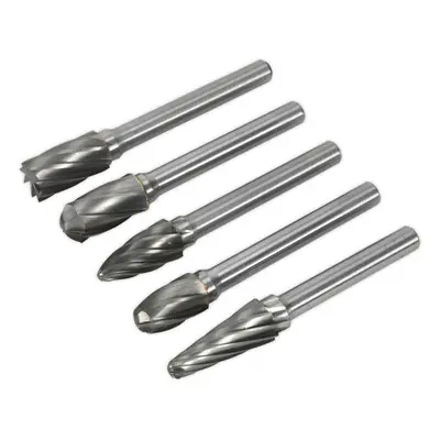 5 PACK - 10mm Tungsten Carbide Rotary Burr Bits Set - VARIOUS RIPPER / COARSE