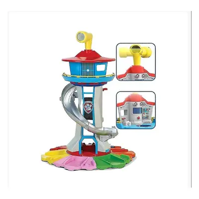 (1 Tower) Oversized Tower Puppy Headquarters Toy With Music Light Patrulla Canina Lookout Toys S