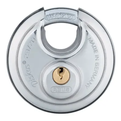 ABUS 28/70 B KD Buffo Diskus Stainless Steel Padlock Keyed Different