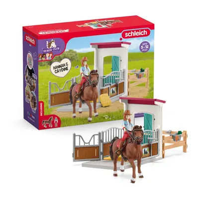 Schleich Horse Box with Hannah & Cayenne