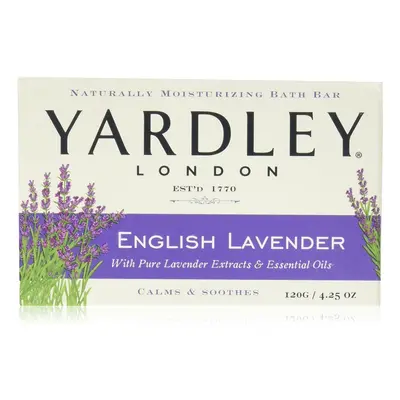 Yardley London Moisturizing Bar English Lavender with Essential Oils 4.25 oz (Pack of 6)