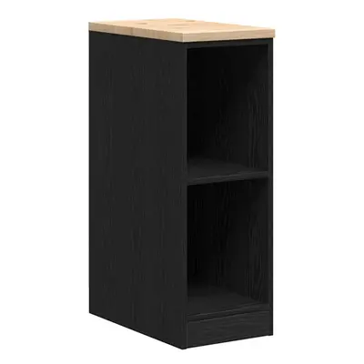 (black, x x cm/ pcs) vidaXL Garage Storage Cabinet Solid Wood Pine cabinet