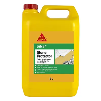 Sika SKSTONE5 Stone Protector - Water Based Sealer and Protector For Natural Stone, Clear, Litre