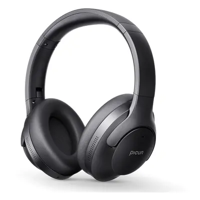 (Black) Picun ANC-05MAX Noise Cancelling Headphones ANC Bluetooth 5.4 Low Latency