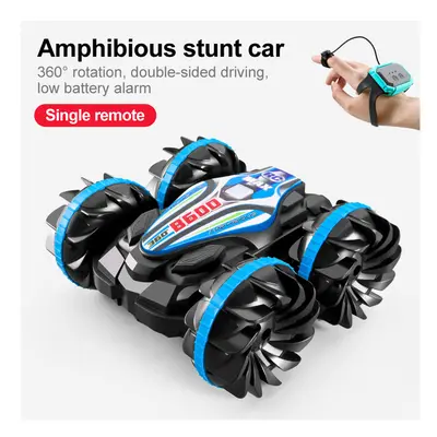 (B600B1R07) Amphibious RC Car 2.4G Remote Control Stunt Car Double Sided Flip Driving Drift Rc C