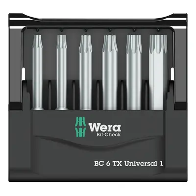 Wera Mini-Check SB Set Torsion Extra-Tough mm Direct Drive Torx TX10-40, 6pc