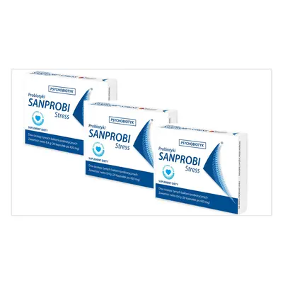 3 x SANPROBI STRESS PROBIOTIC CAPSULES