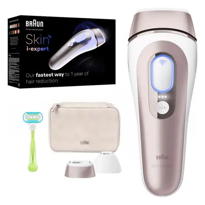 Braun Skin i-Expert Pro IPL Hair Removal Device with SensoAdapt Technology Pink