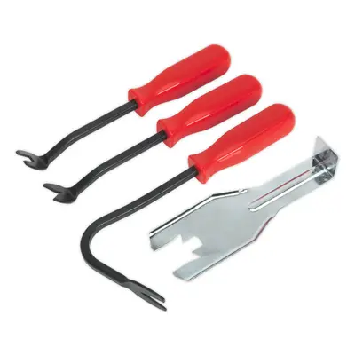 4 PIECE Trim Clip Removal Set - U and V Profile Tips - Stubby Angled Tool Kit