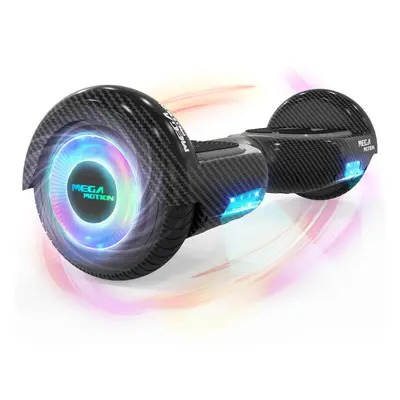 (Black) Hoverboard for Kids 6.5" Riding Scooter LED Light