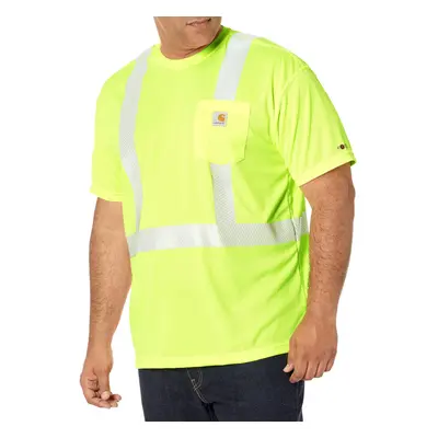 Carhartt Men's High Visibility Force Short Sleeve Class Tee Brite Li