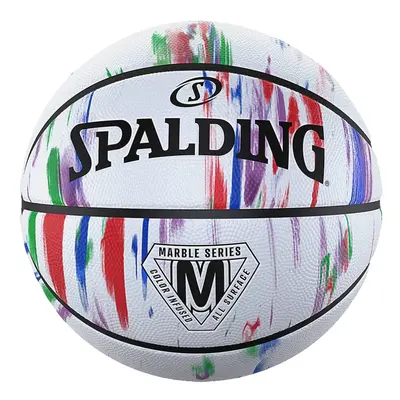 Spalding Marble Series Multi-Color Outdoor Basketball 29.5""