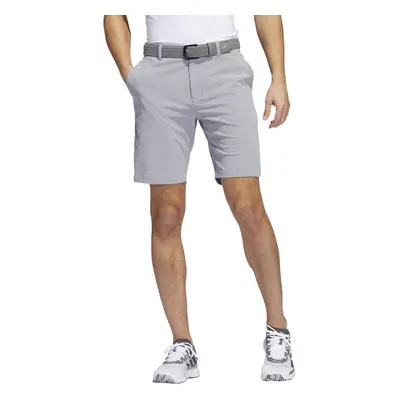 adidas Men's Crosshatch Golf Shorts Grey Three/White