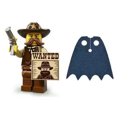 LEGO Series Minifigures - Sheriff Minifig Western with Wanted Sign