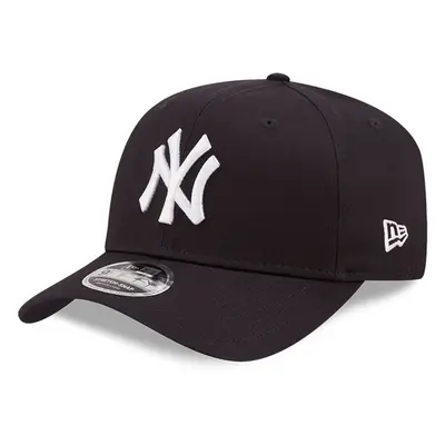 (SM, Navy) New Era New York Yankees MLB 9FIFTY Stretch-Snap Baseball Cap Hat - Navy