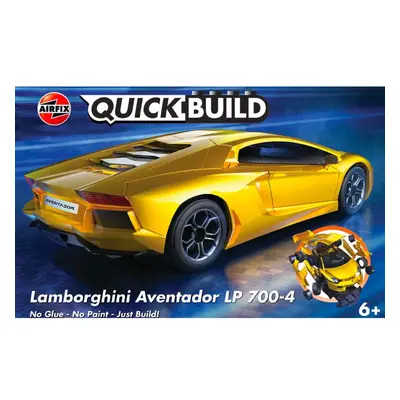 Airfix J6026 QUICKBUILD Lamborghini Aventador - Yellow Model Kit