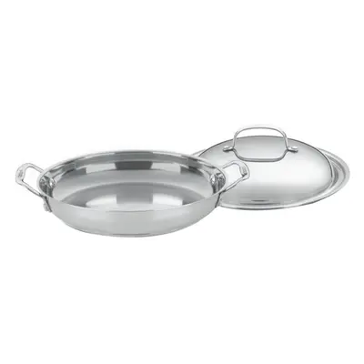 Cuisinart 72530D Chefs Classic Stainless 12Inch Everyday Pan with Dome Cover Silver