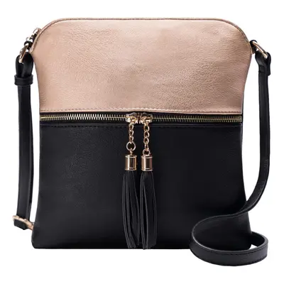 Solene Womens Lightweight Medium Crossbody Purse with Tassel Perfect