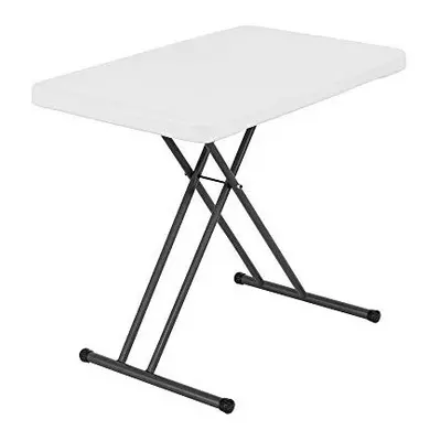 28241 30Inch Adjustable Height Personal Table White Granite Inch