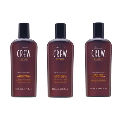 American Crew Light Hold Texture Lotion 250ml x3