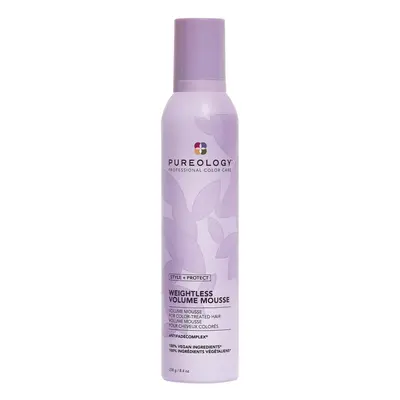 Weightless Volume Hair Mousse, Adds Volume, Shine & Protection for Color-Treated Hair, Vegan For