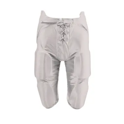 FB PANTS-DAZZLE W/PADS-YOUTH-SILVER-S