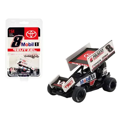 Winged Sprint Car #8 Aaron Reutzel Mobil Roth Motorsports World of Outlaws (2022) 1/64 Diecast M