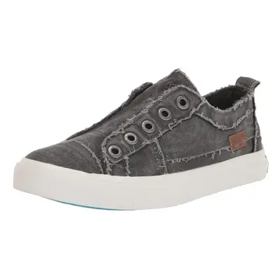 Blowfish Malibu Women's Play Sneaker Graphite Smoked 16oz Canvas 8.5