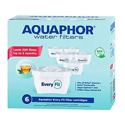 AQUAPHOR Every Fit replacement Filter Cartridge Pack of - Compatible with all Aqua Optima Filter