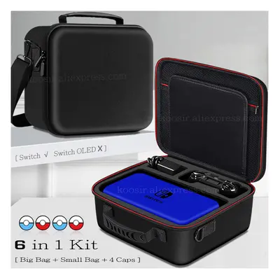 (6 in E) Newest Nintend Switch Cute Carrying Case Hard Cover Shell Storage Shoulder Bag for Nint